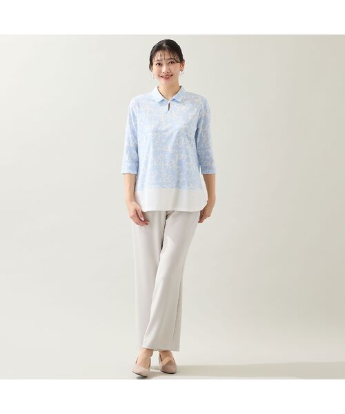 missel / ミゼール カットソー | 【洗える・WEB限定カラーあり・L～4Lサイズ】スキッパートップス | 詳細17