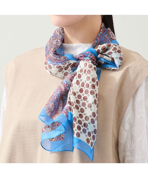 missel / ミゼール マフラー・ショール・スヌード・ストール | 【接触冷感】小紋柄ストール | 詳細8