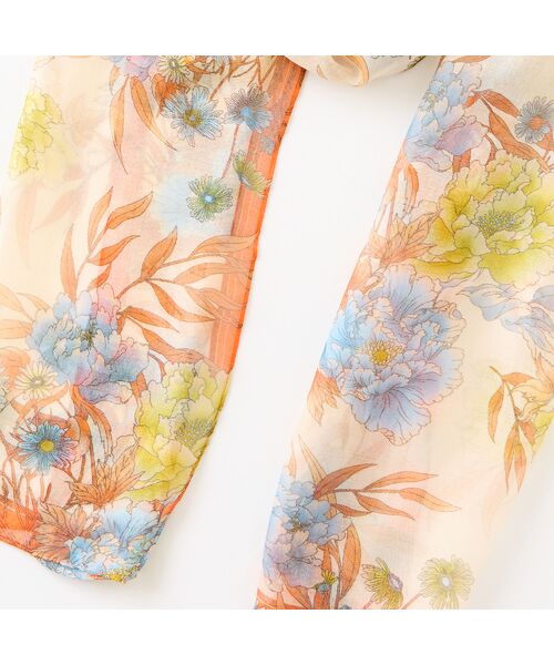 missel / ミゼール マフラー・ショール・スヌード・ストール | 【接触冷感】エレガンスフラワーストール | 詳細2