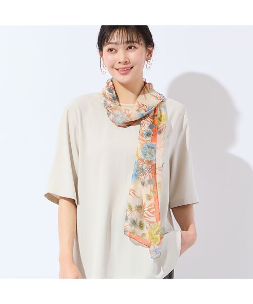 missel / ミゼール マフラー・ショール・スヌード・ストール | 【接触冷感】エレガンスフラワーストール | 詳細8