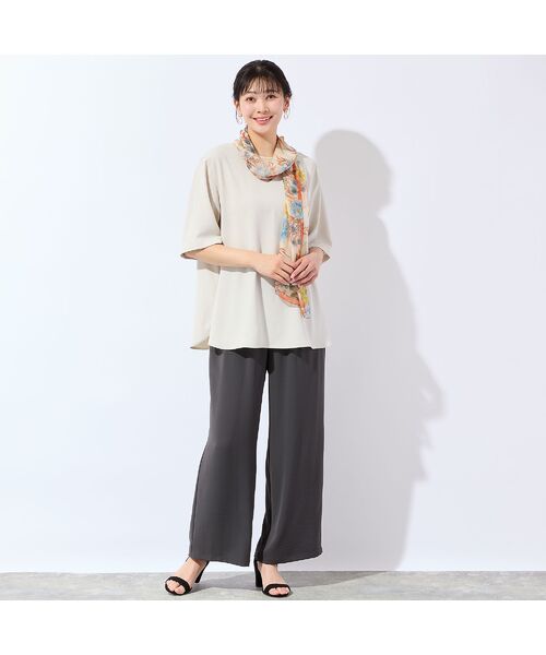 missel / ミゼール マフラー・ショール・スヌード・ストール | 【接触冷感】エレガンスフラワーストール | 詳細9