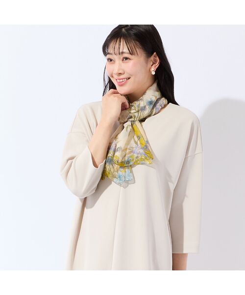 missel / ミゼール マフラー・ショール・スヌード・ストール | 【接触冷感】エレガンスフラワーストール | 詳細15