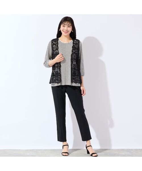 missel / ミゼール ベスト | スカラップ刺繍チュールベスト | 詳細16