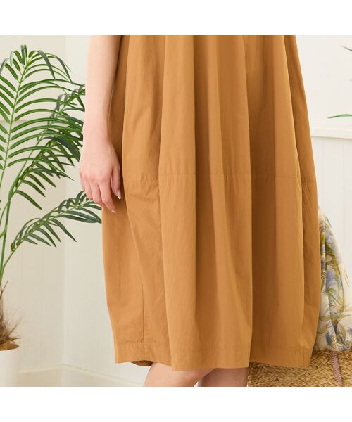 missel / ミゼール ミニ丈・ひざ丈ワンピース | 【洗える・L～3Lサイズ】コクーンワンピース | 詳細5