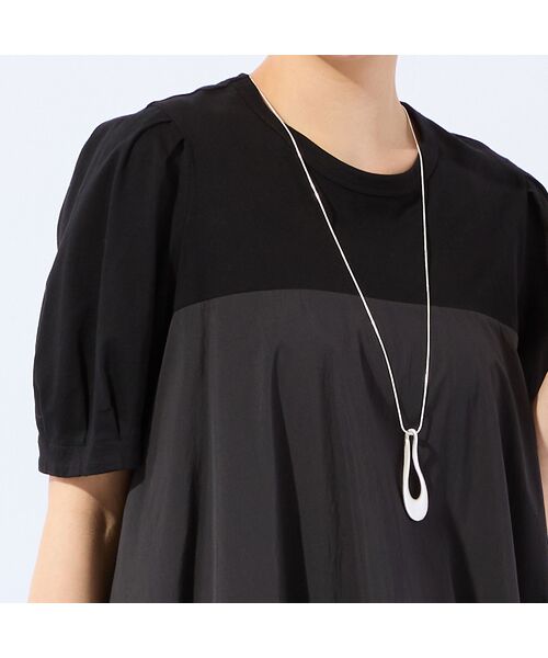 missel / ミゼール ミニ丈・ひざ丈ワンピース | 【洗える・L～3Lサイズ】コクーンワンピース | 詳細10