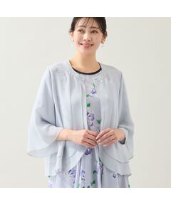 missel / ミゼール シャツ・ブラウス | 【洗える・セットアップ可・L～4Lサイズ】ジョーゼットティアードブラウス