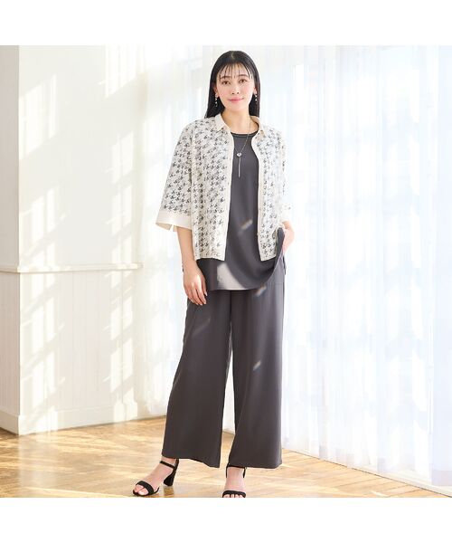 missel / ミゼール シャツ・ブラウス | 【洗える・L～4Lサイズ】レースブラウス | 詳細6