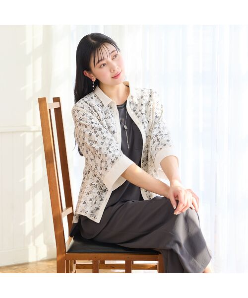 missel / ミゼール シャツ・ブラウス | 【洗える・L～4Lサイズ】レースブラウス | 詳細7