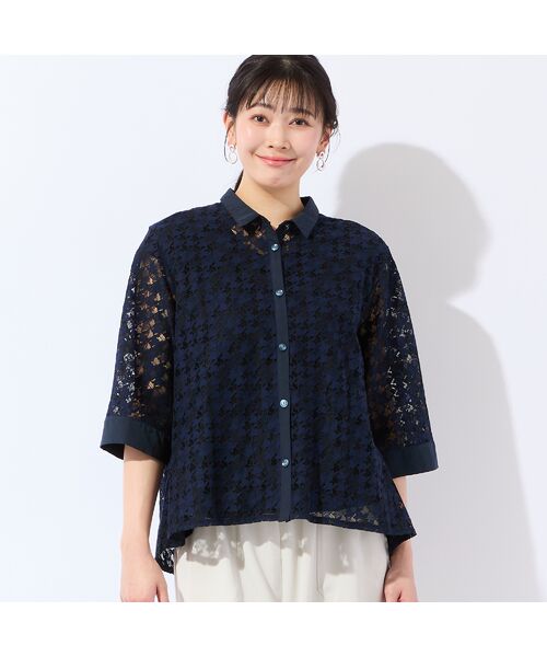 missel / ミゼール シャツ・ブラウス | 【洗える・L～4Lサイズ】レースブラウス | 詳細11