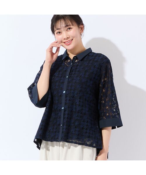 missel / ミゼール シャツ・ブラウス | 【洗える・L～4Lサイズ】レースブラウス | 詳細12