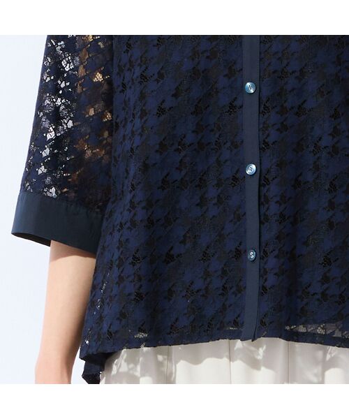 missel / ミゼール シャツ・ブラウス | 【洗える・L～4Lサイズ】レースブラウス | 詳細14