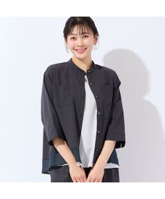 missel / ミゼール シャツ・ブラウス | 【洗える・清涼快適素材・セットアップ可・L～4Lサイズ】Aラインシャツ