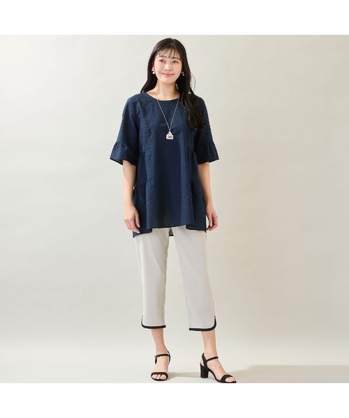 missel / ミゼール シャツ・ブラウス | 【洗える・M～3Lサイズ】ティアードチュニック | 詳細9