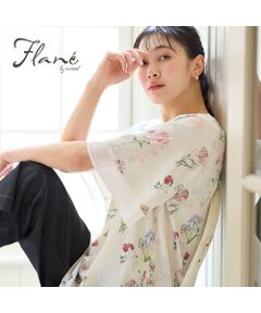 missel / ミゼール シャツ・ブラウス | 【洗える】ボタニカルフラワーブラウス