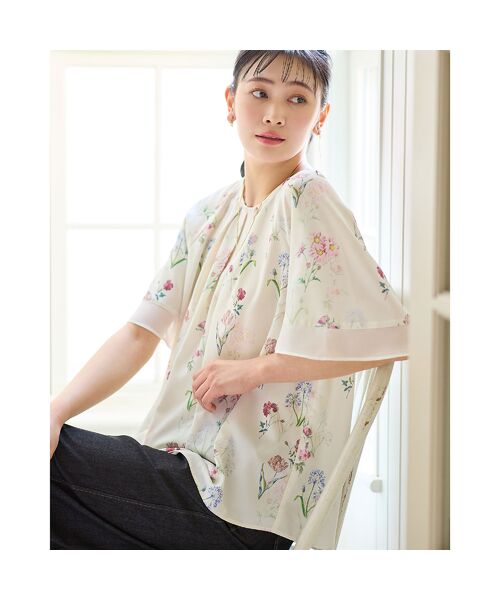missel / ミゼール シャツ・ブラウス | 【洗える】ボタニカルフラワーブラウス | 詳細3