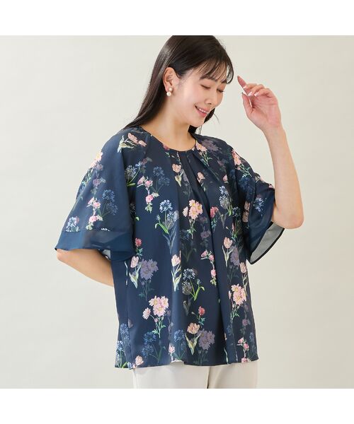 missel / ミゼール シャツ・ブラウス | 【洗える】ボタニカルフラワーブラウス | 詳細11
