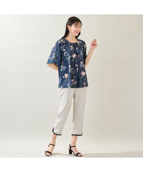 missel / ミゼール シャツ・ブラウス | 【洗える】ボタニカルフラワーブラウス | 詳細16