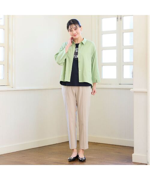 missel / ミゼール その他パンツ | 【定番人気・洗える・L～4Lサイズ】オールゴムストレッチパンツ | 詳細6