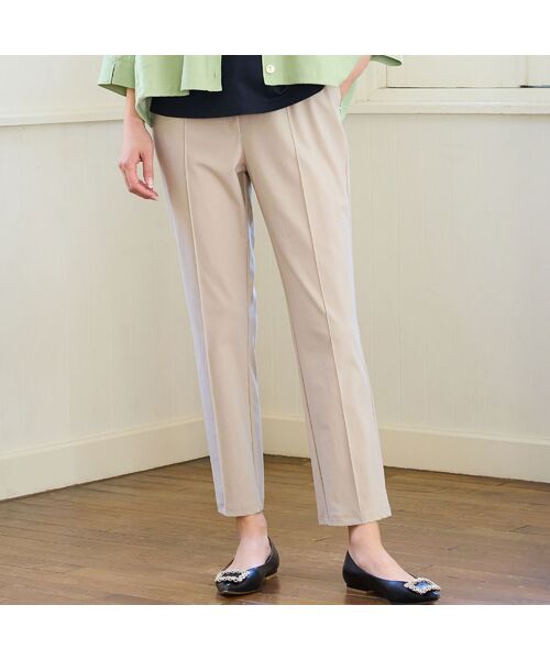missel / ミゼール その他パンツ | 【定番人気・洗える・L～4Lサイズ】オールゴムストレッチパンツ（ベージュ）