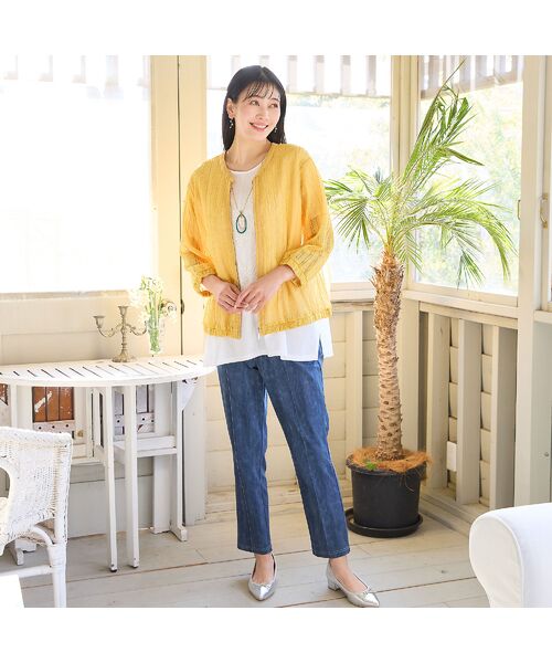 missel / ミゼール その他パンツ | 【定番人気・洗える・L～4Lサイズ】オールゴムストレッチパンツ | 詳細11