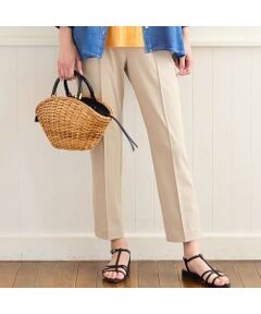 missel / ミゼール ショート・ハーフ・半端丈パンツ | 【洗える・快適ストレッチ・L～4Lサイズ】美脚テーパードパンツ