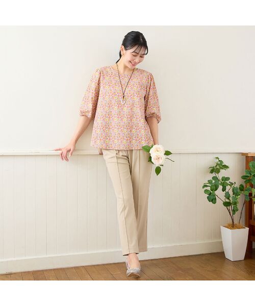 missel / ミゼール ショート・ハーフ・半端丈パンツ | 【洗える・快適ストレッチ・L～4Lサイズ】美脚テーパードパンツ | 詳細9