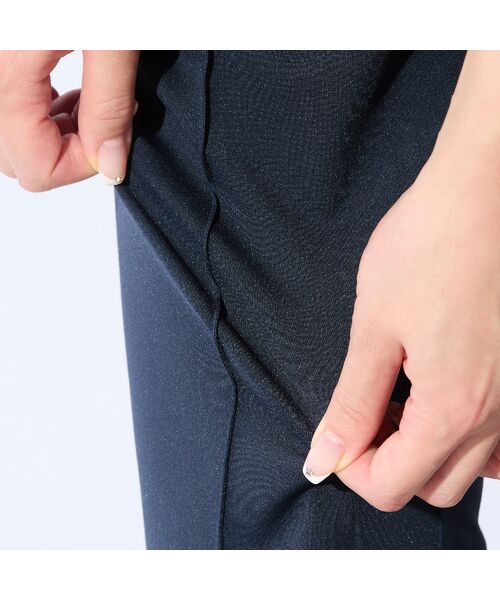 missel / ミゼール ショート・ハーフ・半端丈パンツ | 【洗える・快適ストレッチ・L～4Lサイズ】美脚テーパードパンツ | 詳細14