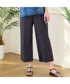 missel / ミゼール ショート・ハーフ・半端丈パンツ | 【洗える・清涼快適素材・セットアップ可・L～4Lサイズ】ワイドクロップドパンツ