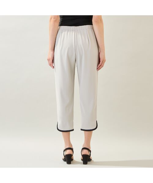 missel / ミゼール ショート・ハーフ・半端丈パンツ | 【洗える・接触冷感・M～3Lサイズ】ヘムパイピングクロップドパンツ | 詳細2