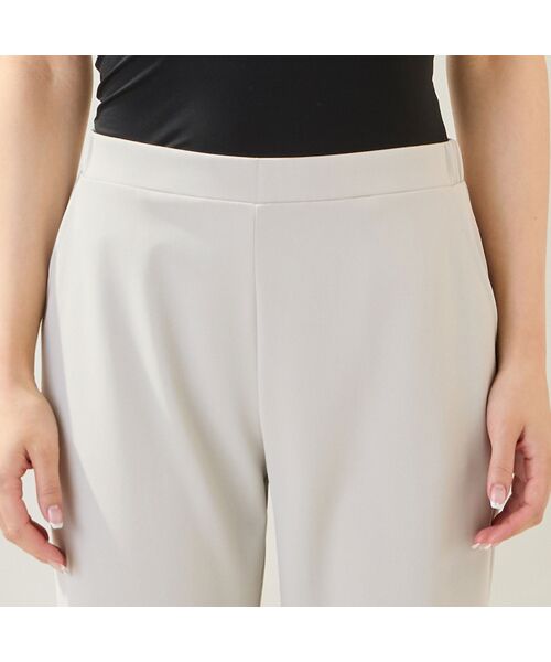 missel / ミゼール ショート・ハーフ・半端丈パンツ | 【洗える・接触冷感・M～3Lサイズ】ヘムパイピングクロップドパンツ | 詳細4