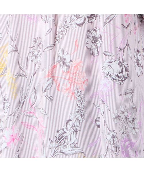 missel / ミゼール カットソー | 【洗える・日本製】ストライプフラワーチュニック | 詳細4