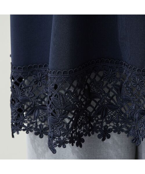 missel / ミゼール カットソー | 【洗える・L～3Lサイズ】ヘムレースカットソー | 詳細2