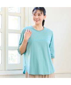 missel / ミゼール カットソー | 【洗える・綿100%・日本製・L～4Lサイズ】Lumiere刺繍カットソー