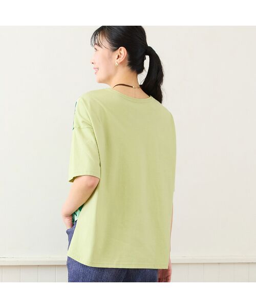 missel / ミゼール カットソー | 【洗える・日本製・3Lサイズあり】幾何柄プルオーバー | 詳細1