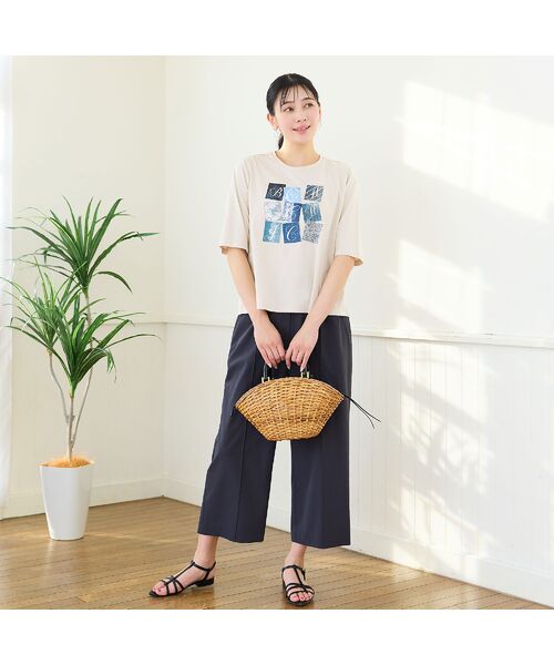 missel / ミゼール カットソー | 【洗える・L～4Lサイズ】BOHO CHIC Tシャツ | 詳細3