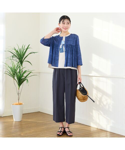 missel / ミゼール カットソー | 【洗える・L～4Lサイズ】BOHO CHIC Tシャツ | 詳細4