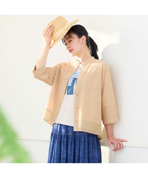 missel / ミゼール カットソー | 【洗える・L～4Lサイズ】BOHO CHIC Tシャツ | 詳細6