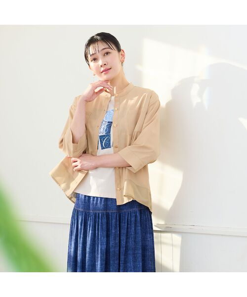 missel / ミゼール カットソー | 【洗える・L～4Lサイズ】BOHO CHIC Tシャツ | 詳細7