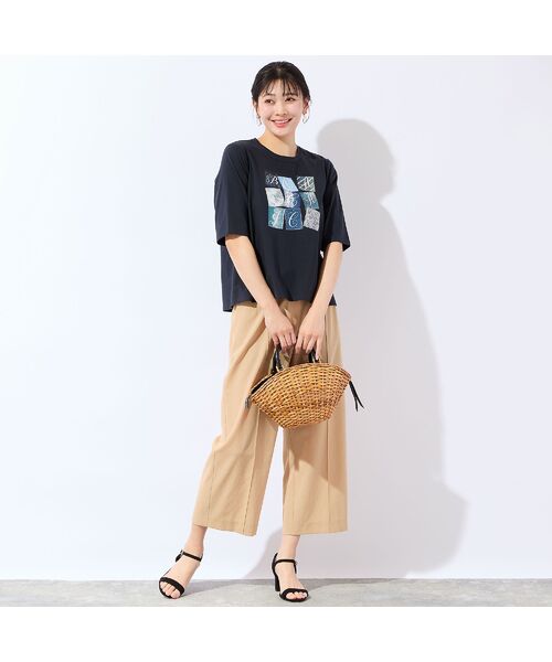 missel / ミゼール カットソー | 【洗える・L～4Lサイズ】BOHO CHIC Tシャツ | 詳細15