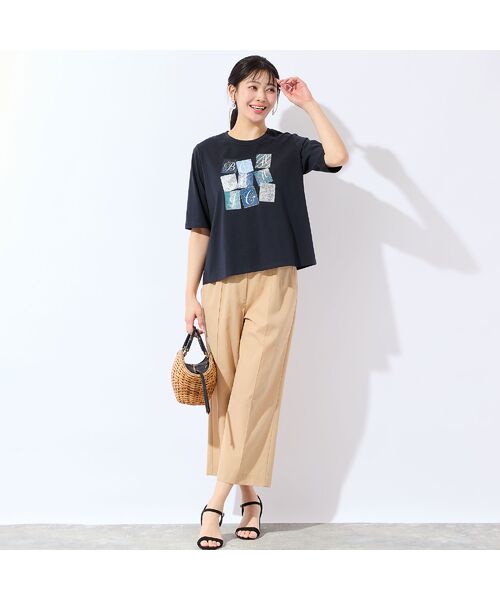 missel / ミゼール カットソー | 【洗える・L～4Lサイズ】BOHO CHIC Tシャツ | 詳細16