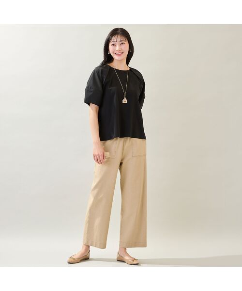 missel / ミゼール カットソー | 【洗える・M～3Lサイズ】ランタンスリーブトップス | 詳細3