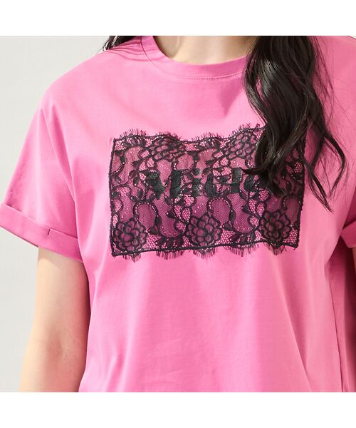 missel / ミゼール カットソー | 【洗える・M～3Lサイズ】Meiele刺繍Tシャツ | 詳細12