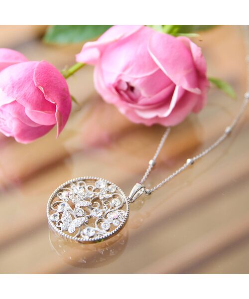 missel / ミゼール ネックレス・ペンダント・チョーカー | 蝶舞う花園ネックレス（シルバー）