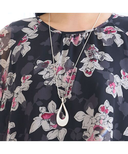 missel / ミゼール ネックレス・ペンダント・チョーカー | モダンドロップネックレス（シルバー）