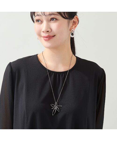 missel / ミゼール ネックレス・ペンダント・チョーカー | ブラックフラワーネックレス | 詳細1