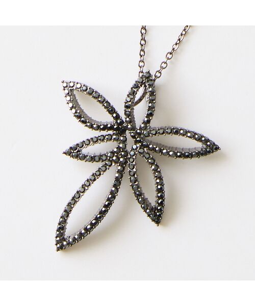 missel / ミゼール ネックレス・ペンダント・チョーカー | ブラックフラワーネックレス | 詳細11