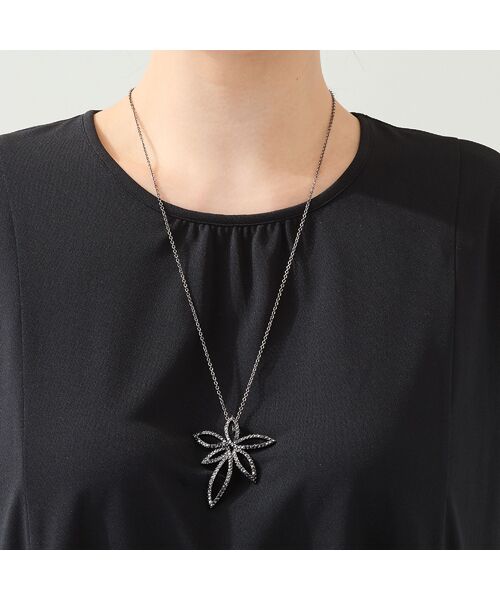 missel / ミゼール ネックレス・ペンダント・チョーカー | ブラックフラワーネックレス | 詳細2