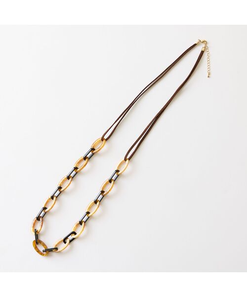 missel / ミゼール ネックレス・ペンダント・チョーカー | べっ甲調チェーンネックレス | 詳細17