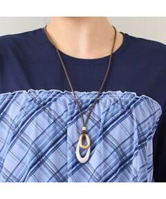 missel / ミゼール ネックレス・ペンダント・チョーカー | 【スライドフリー】メタルモチーフリングネックレス