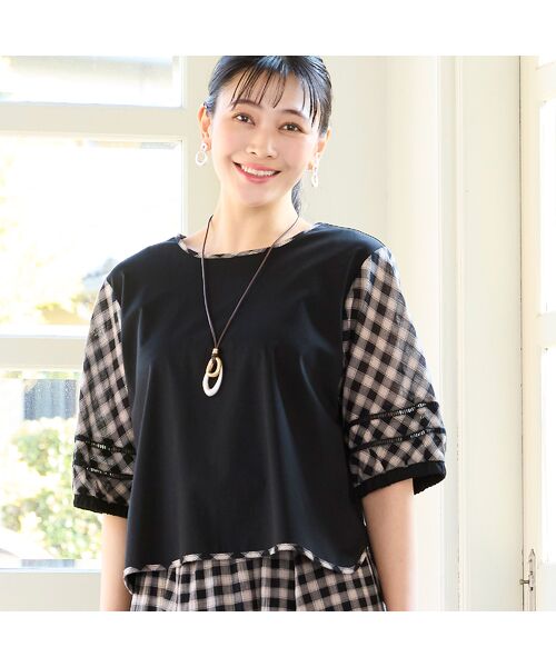 missel / ミゼール ネックレス・ペンダント・チョーカー | 【スライドフリー】メタルモチーフリングネックレス | 詳細12